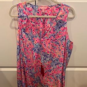 Lilly Pulitzer Open Shoulder Top